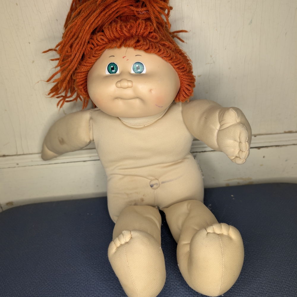 Vintage Rare 1984 Cabbage Patch Doll Red Hair